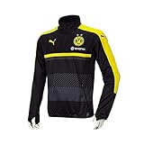 Puma - Sudadera para Hombre, Otoño-Invierno, Hombre, Color Schwarz - Black/Cyber Yellow, tamaño Medium