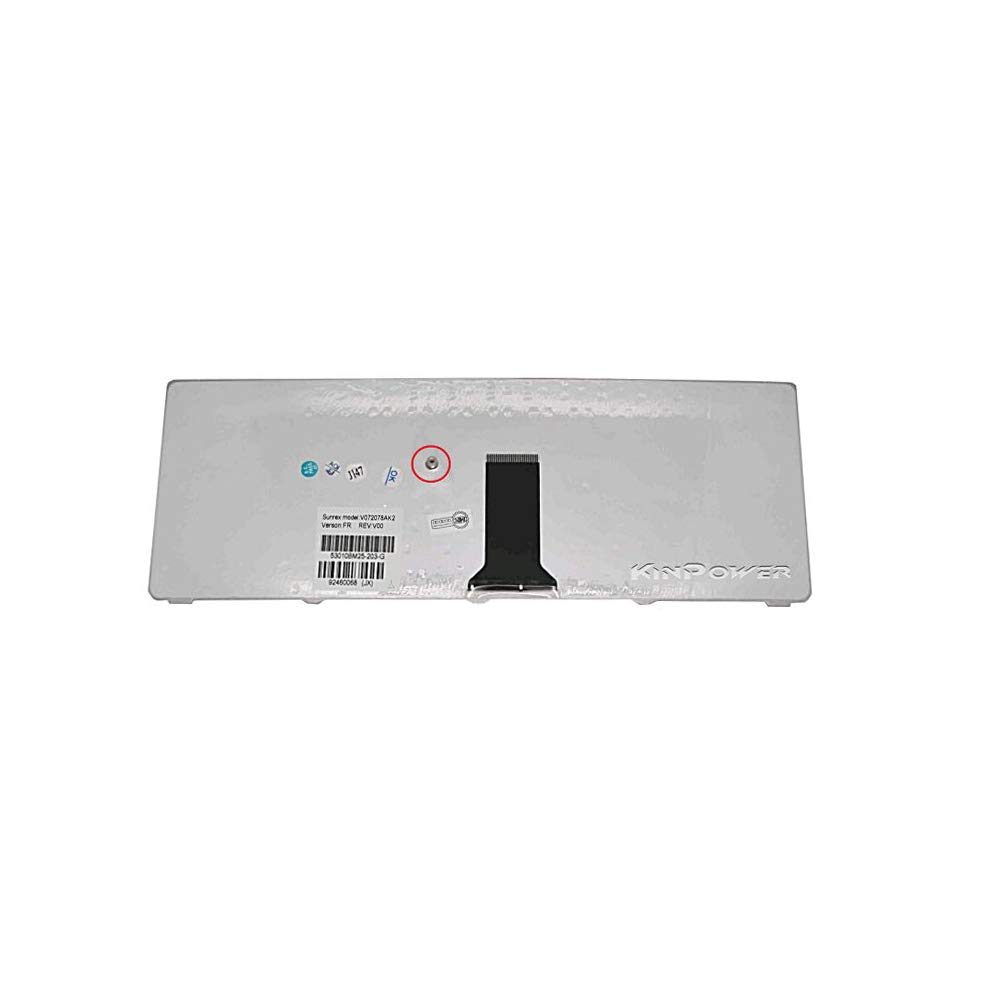Clavier AZERTY Sony Vaio Pour VGN-N31Z/W, VGN-N31ZR/W, VGN-N38E/W, VGN-N38L/W - Neuf