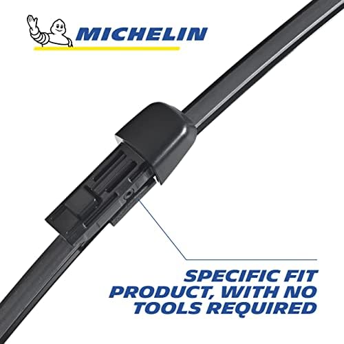 MICHELIN Rear Wiper Blade with Pre-Installed Connector, Original Fit Design, No Tools Required To Install, 11"/280mm, ML1268,Black