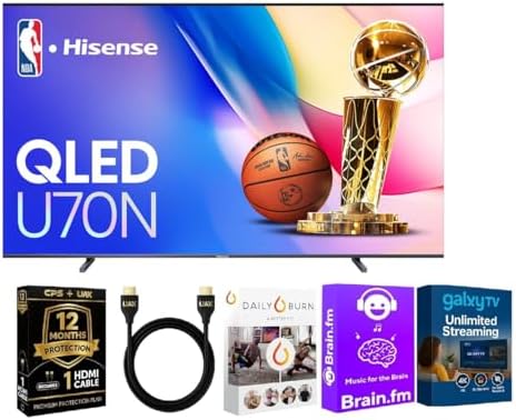 Hisense 100 in U70 Series 4K Ultra HD QLED Smart Google TV 2025 1...