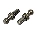 X AUTOHAUX 4-Pack 10mm M8x15mm Black Car Gas Strut Ball Studs for Gas Struts & Shocks