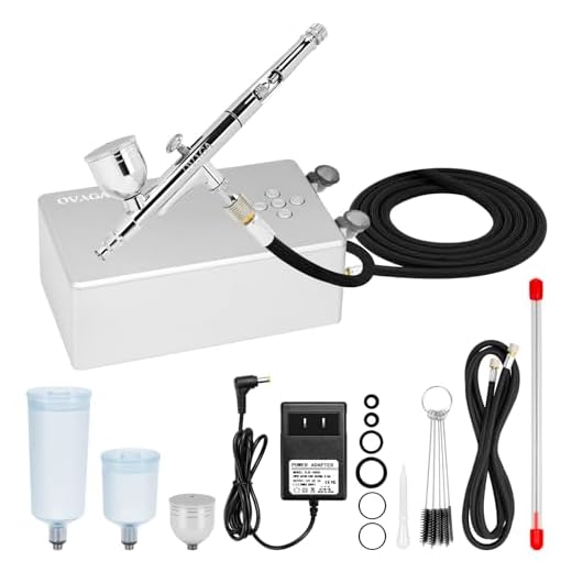 Ultra-Silent Dual-Action Airbrush Set