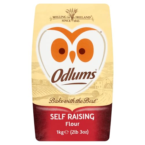 Odlums Self Raising Flour, 1kg (2.2 lbs), Milled & Packed in Ireland