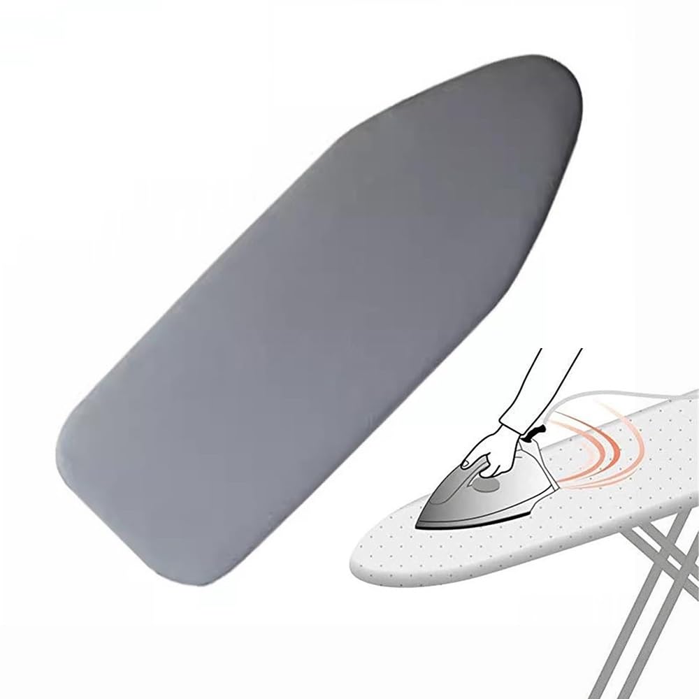 Housse de repassage 100x34 cm grise thermique pour planche à repasser standard