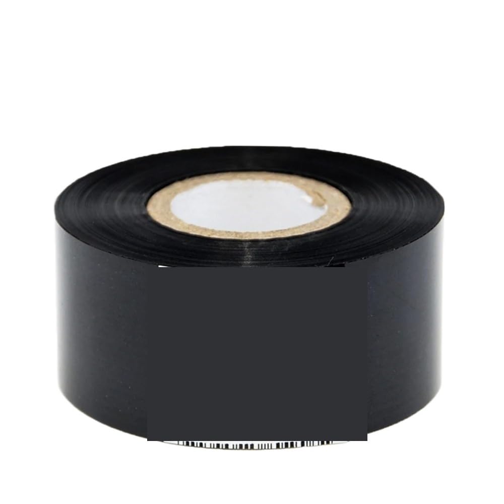 Prägemaschine, Thermotransferband for Banddruckmaschinen, 30 x 100 m, Datumsdruckerzubehör, schwarz, 30 mm Breite(10pcs)