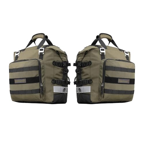 Bolsas de asiento de motocicleta y alforjas de equipaje impermeables universales