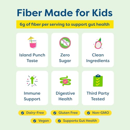 HIYA Kids Daily Fiber+ Prebiotic Fiber