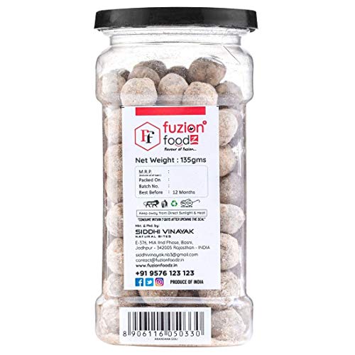 Image of Fuzion Foodz Anardana Goli - 135g Each, Mouth Freshner, Digestive Goli, After Meal Mukhwas, Pomegranate Balls, Sweet & Tangy Anardana Laddu Balls Mukhwas