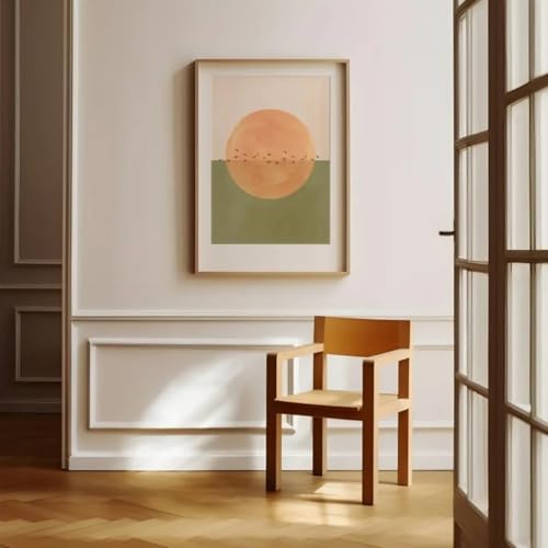 Décoration murale soleil levant pour habiller un grand mur vide - 2