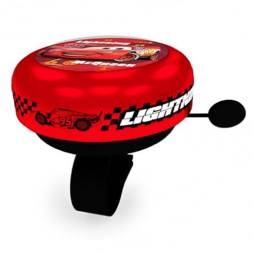 DISNEY CVC1571 Timbre para Bicicleta, Niños, Rojo, Durchmesser 55mm