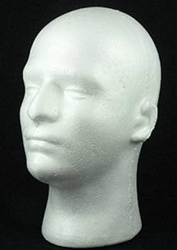 Amazon | 富士interior マネキン ヘッド 男性 頭部 軽量 ディスプレイ