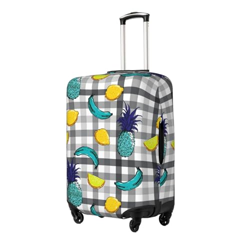 Hawaiian Pineapple Pattern Luggage Protector,Scratch Travel Suitcase Cover Suitcase Fits 18-32 Inch Luggage4
