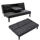 ❤️ Maße als Sofa：150 x 82,5 x 75 cm(B x T x H), Maße als Bett:150 x 96 x 38 cm (L x B x H), maximale Belastung 150 kg.