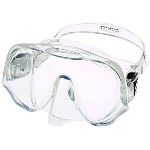 Atomic Rahmenlose Maske, mittelgroß, transparent Cover