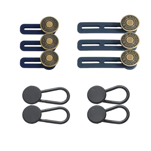 hurifeng Hosenbund Verlängerung Knöpfe Set – 10 Stück Jeans Knopf Erweiterung, verstellbar, einfach anzubringen, ideal für Hosen, Röcke, Jeans für Damen und Herren hurifeng Hosenbund Verlängerung Knöpfe Set – 10 Stück Jeans Knopf Erweiterung, verstellbar, einfach anzubringen, ideal für Hosen, Röcke, Jeans für Damen und Herren