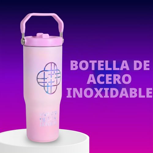 Botella reusable KPop Demon Hunters de acero inoxidable resistente con doble aislamiento 3