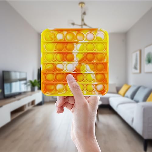 12 Pcs Pop Bubble Fidget for Party Favors, Stress Relief Pressure Relieving Toys for Kids, Pop Bulk Toddler for Christmas Valentine Birthday Gifts and Classroom Prizes - Image 5