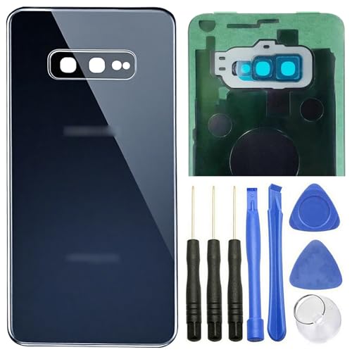 Ubrokeifixit Galaxy S10e G970 Rear Back Glass Door Cover Replacement for Samsung Galaxy S10e 5.8" G970U G970W G970F G970U1 G970F/DS G9700,Camera Glass Lens (Black)