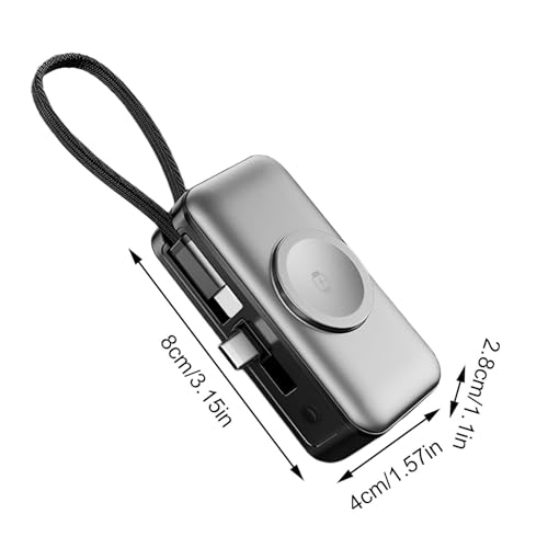 Cargador portátil magnético anticaídas para auriculares y relojes inteligentes 6