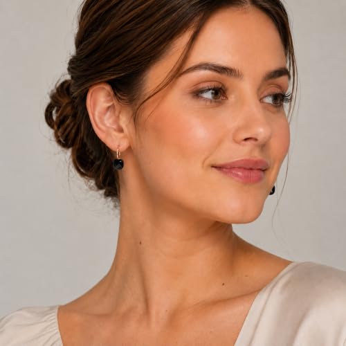 Boucles d'oreilles argent et onyx noir Gioielli Aurum, le cadeau idéal - 2