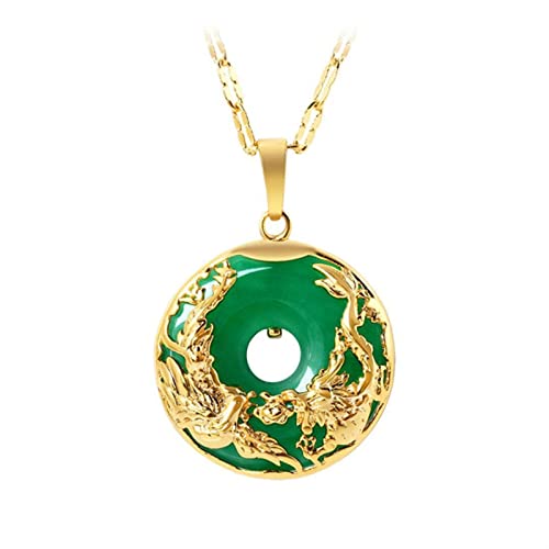 Collier émeraude 14K couleur jade parfait pour sublimer vos tenues quotidiennes