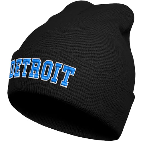 Sports Fan Beanie Gear Winter Hat for Men Apparel Women Gifts Knitted Cap Merch Stuff Black