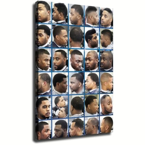 BEEN THERE Black Men's Haircuts, Decorative Painting Art Poster Haircut