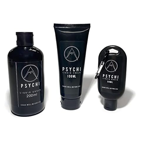 Psychi | 50ml Liquid Chalk| Gym Chalk | Ultimate dust free grip | Formulated for Crossfit Gym Bouldering Rock Climbing Gymnastics Weightlifting Pole Dancing Powerlifting and more Cover