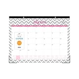 Dabney Lee for Blue Sky 2019-2020 Academic Year Monthly Desk Pad Calendar, Ruled Blocks, 22