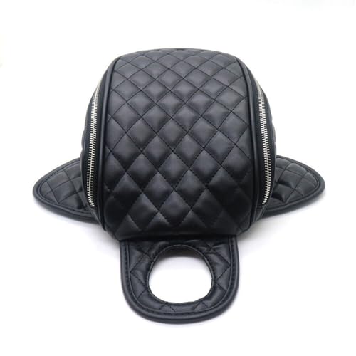 Sac de voyage magnétique pour réservoir moto 883 en cuir PU noir