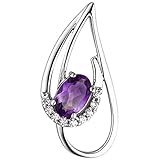 Hochwertiger Anhänger aus 8 Karat (333) Weißgold gefertigt und mit Legierungsstempel versehen