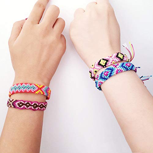 Loveinusa TG0214 8Pcs Woven Friendship Bracelet thumb #8
