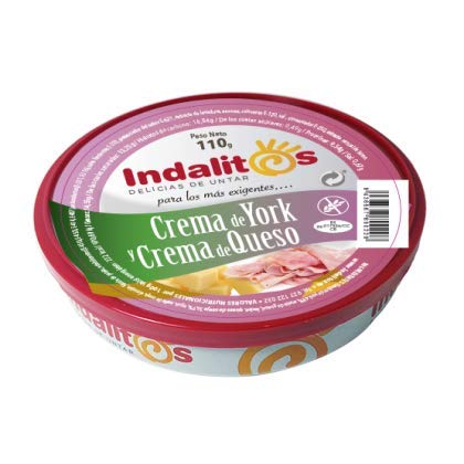 Indalitos - Crema Jamón York y Queso - Bandeja 5 Latas 110g Cover