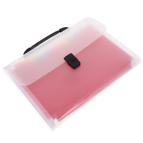 POPETPOP Dossier Extensible à 13 Compartiments, Classeur Accordéon pour Rangement Professionnel, Pochette Porte-Factures pour Bureau, Maison et Usage Scolaire