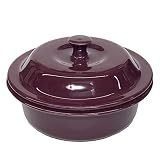Pampered Chef Cranberry Round Covered Baker