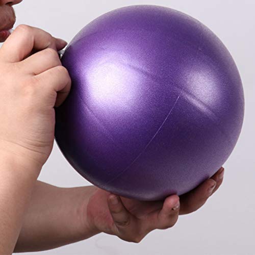 Bola de ginástica portátil de pilates à prova de explosão para meninas e senhoras (cor aleatória)