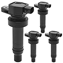 Hoypeyfiy 4 Stk 27301-2B010 Zündspule, Ersatz für Hyundai Accent IV, Ersatz für Hyundai Elantra V, Ersatz für KIA Carens III, Ersatz für KIA Cee'd JD