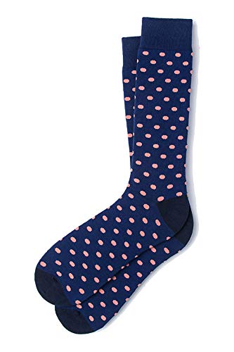 Men's Hipster Designer Power Polka Dot Design Luxury Crew Dress Socks