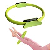 15 Inch Body Pilates Ring，Magic Circle Pilates Ring，Yoga Pilate Ring for Women (Green)