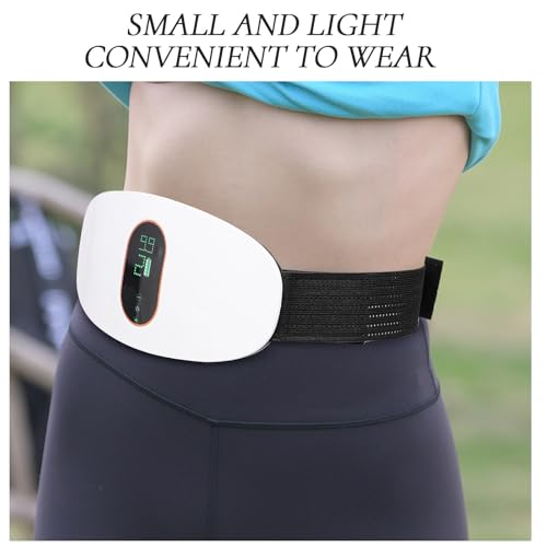 Cinturón masajeador abdominal blanco con tecnología ABS para masaje de cintura 7