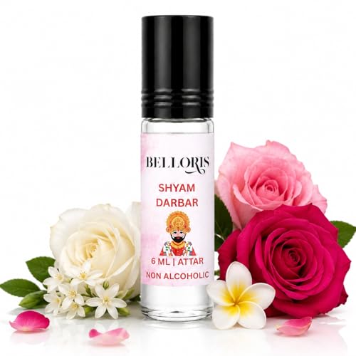 Image of Shyam Darbar Attar for Men & Women | 6 mL Roll-On Attar | Non Alcoholic Long Lasting Fragrance Oil | Traditional Premium Attar Perfume for Prayer & Special Occasions