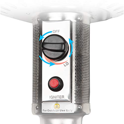 Outdoor-Mushroom-Heater-Patio-Propane-48000-BTU-for-Outdoor-Heating-Deck-Heater-with-Umbrella-Dome-and-Wheeled-Floor-standing-Rust-Free-for-Patio-Porch-and-Backyards Outdoor Mushroom Heater Patio Propane 48000 BTU for Outdoor Heating Deck Heater with Umbrella Dome and Wheeled Floor standing Rust Free for Patio Porch and Backyards