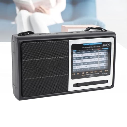 Radio portátil AM FM SW con Bluetooth y batería recargable miniatura 6