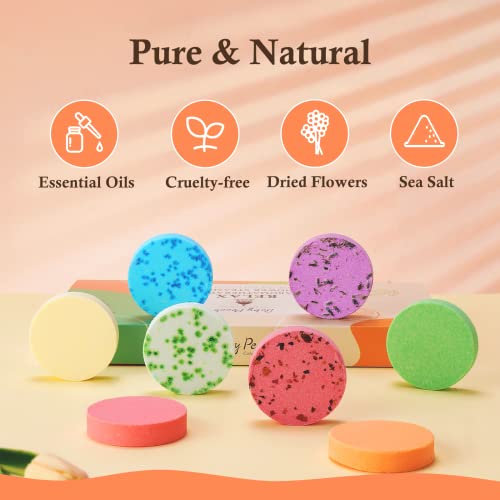 Shower Steamers Aromatherapy Variety Pack Of 8 Shower Bombs With Essential Oil For Self Care & Home Spa Relaxation Gifts For Friends Female - Birthday Gifts For Women, Her, Mom, Men - Babypeach #TOP1