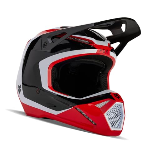 子供　FOX V1 ヘルメット フローレッド　モトクロス　YL Amazon | FOX MX V1ヘルメット ニトロ M(頭囲57-58cm) フローレッド