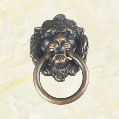 Poignée de porte de placard en forme de lion pour boîte et meuble