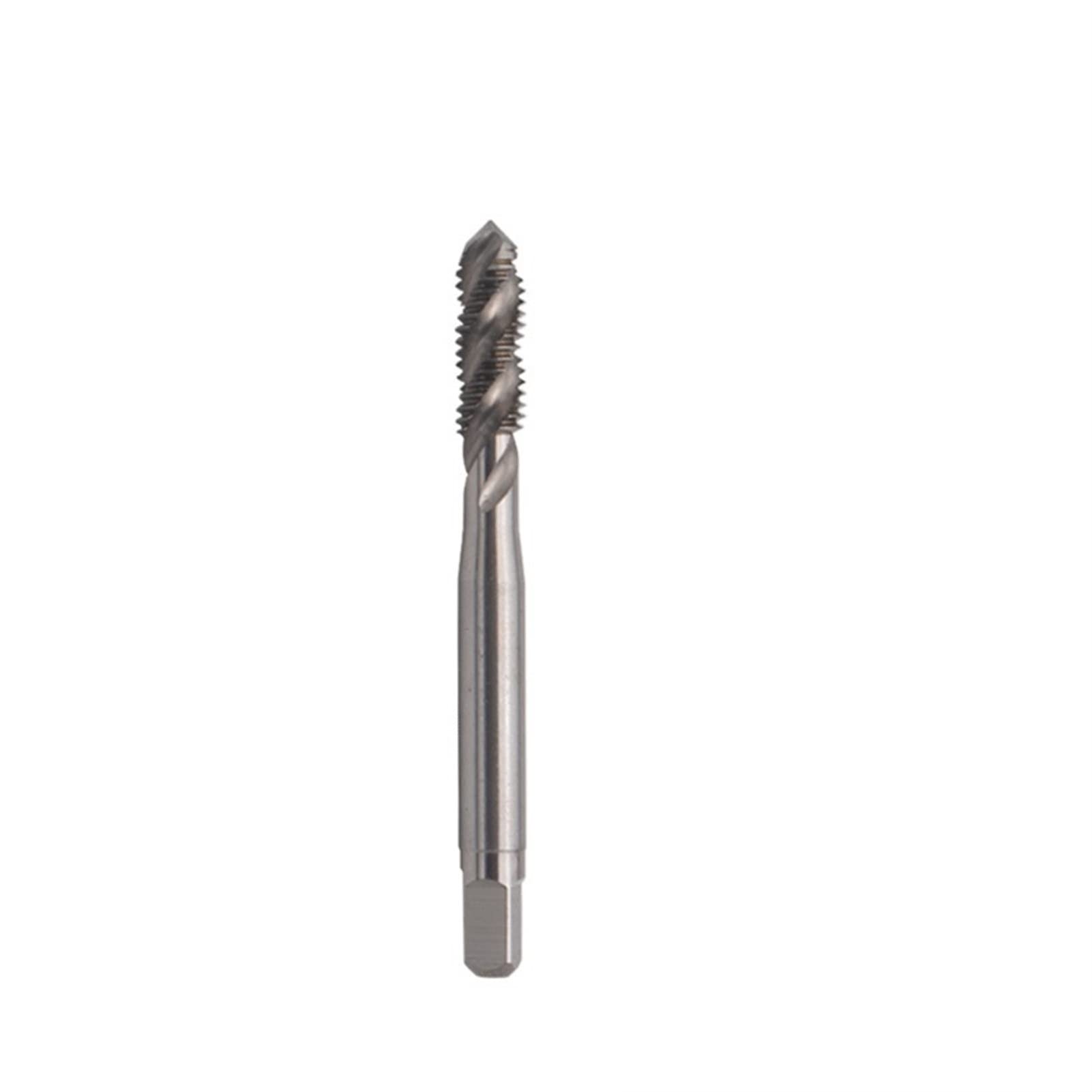 GatherTOOL 1Pc* HSSE Fine Thread Spiral Fluted Tap M3 M3.5 M4 M4.5 M5 M5.5 M6 M7 M8 M9 X0.35 X0.5 X0.75 X1 Metric Machine Screw Thread Taps (Pitch : 1PCS, Thread Diameter : M5X0.5)