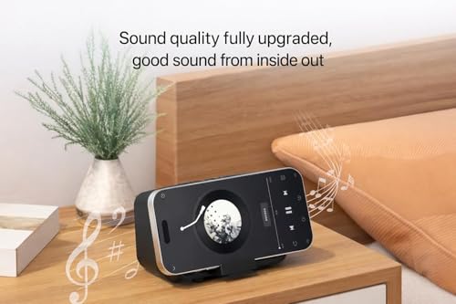Image of JASIFS Digtial Alarm Clock with Heavy Speaker Radio Pen and Mobile Holder | 5.4 Hi FI Stereo Sound Speaker with Dual Alarm | USB-C | Ideal for Students, Home, Office,Home Decor, Corporate Use