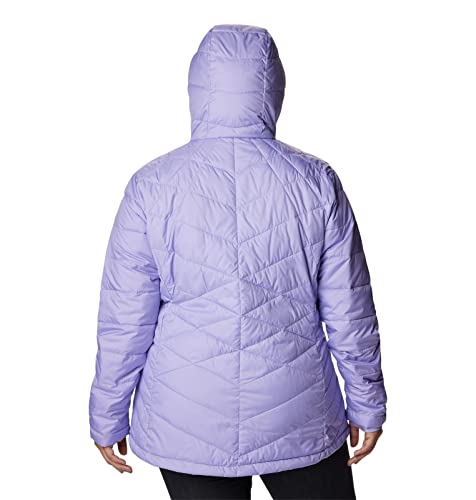 Image of Columbia Women's Omni-Heat Reflective Heavenly Hooded Hiking & Trekking Down Standard Length Jacket