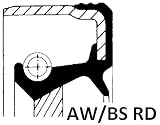 Breite [mm]: 7 Elring 69.54 Wellendichtring, Kurbelwelle